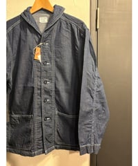ANDFAMILYS " Shawl Collar Denim Coverall "