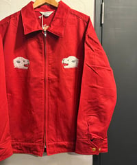 ANDFAMILYS " Chino Cloth Work Jacket - Polar Bear - " ⁡