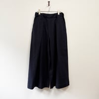 結-yui- YWTEBG-007 WIDE TUCK EASY BAGS C/L/R HERRINGBONE NAVY