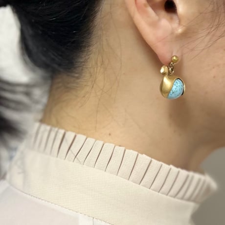 vintage  Töyri Bird Bronze pierce