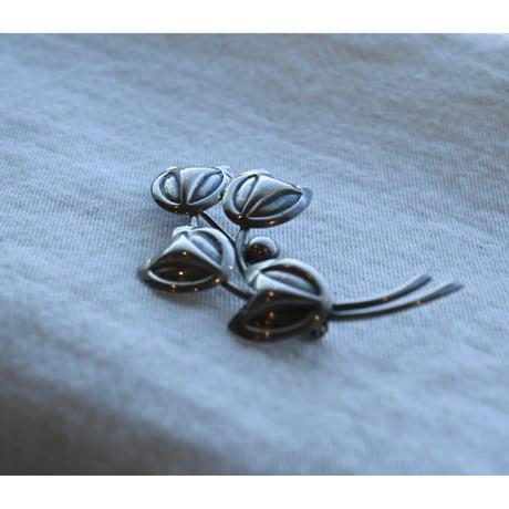 VIntage  sterling silver brooch tulip