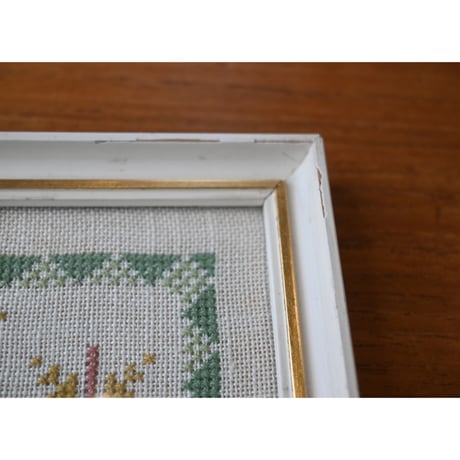 Vintage danish fremme emboridery tapestry ’August’