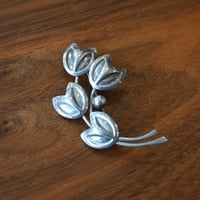 VIntage  sterling silver brooch tulip