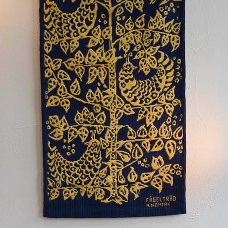 Vintage wool tapestry 'FAGELTRAD'