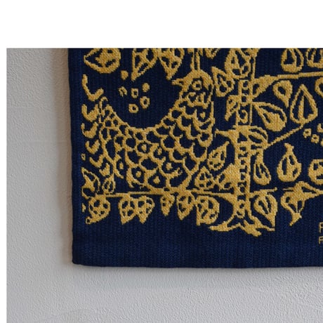 Vintage wool tapestry 'FAGELTRAD'