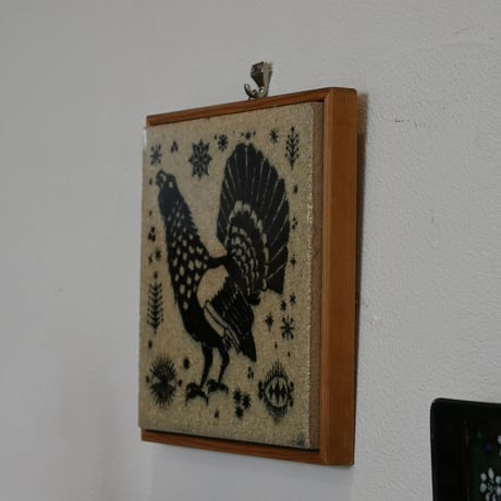 Porsgrund Ruffled Gouse(オオライチョウ）wall plaque