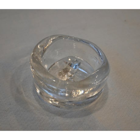 Erik Höglund cat ashtray clear