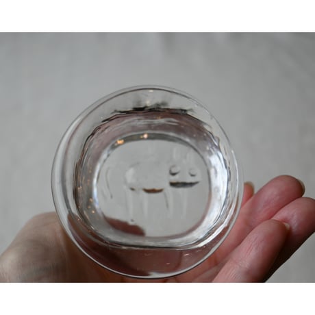 Erik Höglund cat ashtray clear