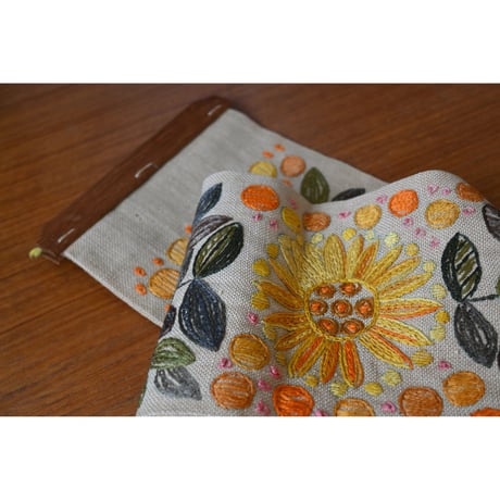 Vintage swedish embroidery tapestry