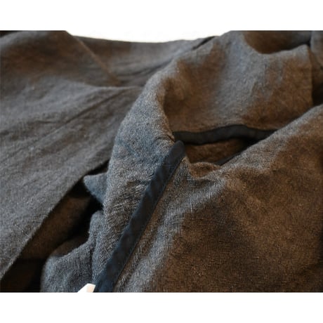 miho umezawa linen bamboo  V-neck jacket