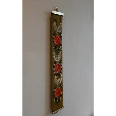 Vintage swedish embroidery tapestry