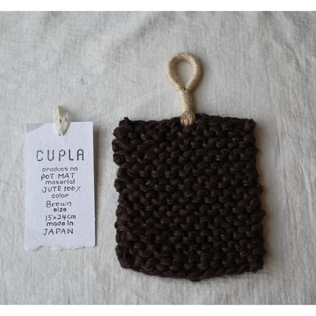 CUPLA handknitted potmat