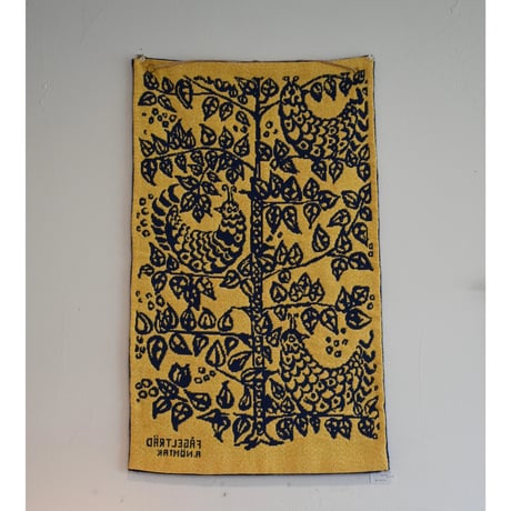 Vintage wool tapestry 'FAGELTRAD'