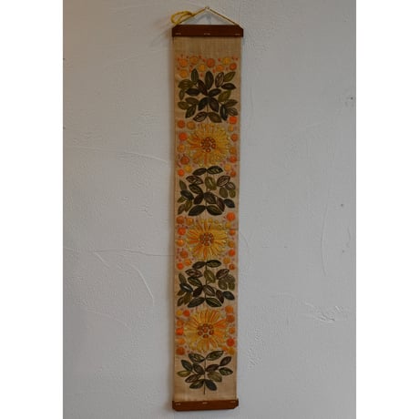 Vintage swedish embroidery tapestry
