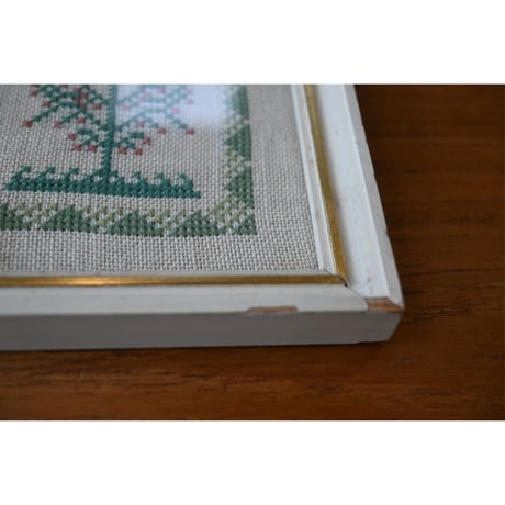 Vintage danish fremme emboridery tapestry ’June’