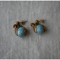 vintage  Töyri Bird Bronze pierce