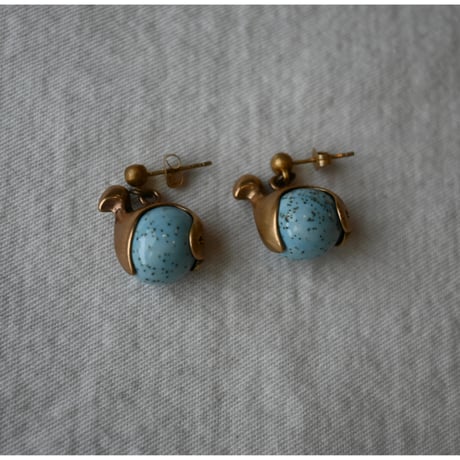 vintage  Töyri Bird Bronze pierce