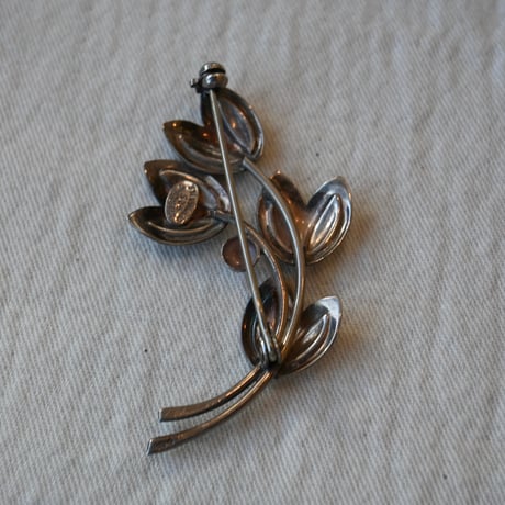 VIntage  sterling silver brooch tulip