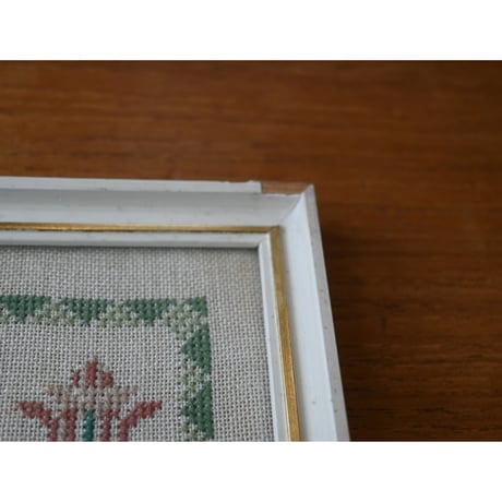 Vintage danish fremme emboridery tapestry ’June’