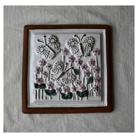 Gabriel  wall plaque '花と蝶々’