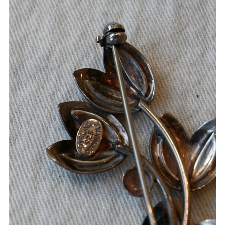 VIntage  sterling silver brooch tulip