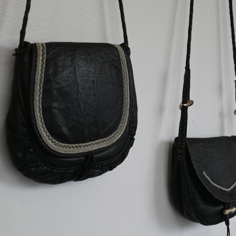 vintage saami shoulder bag with embroidery