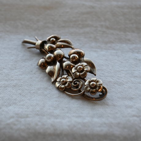 VIntage  sterling silver brooch bouquet