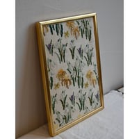 Sweden embroidery tapestry with frame