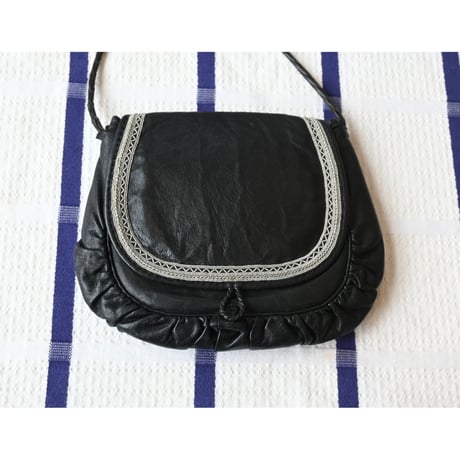 vintage saami shoulder bag with embroidery