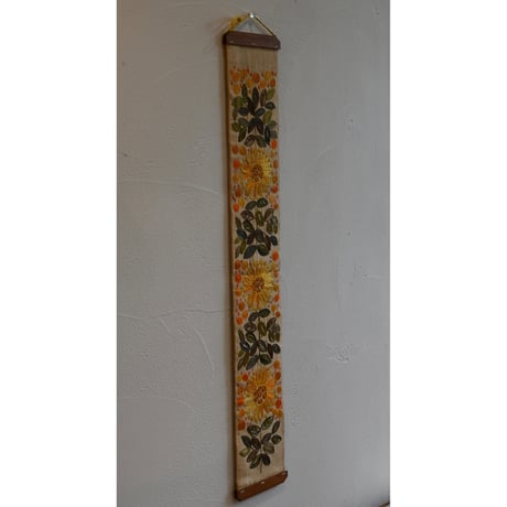 Vintage swedish embroidery tapestry