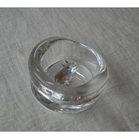 Erik Höglund cat ashtray clear