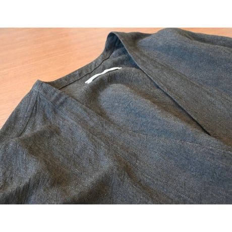 miho umezawa linen bamboo  V-neck jacket
