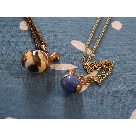 Kalevala Koru  Töyri Bird Bronze Necklace marble