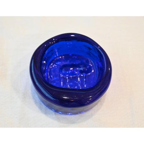 Erik Höglund ashtray cat royal blue