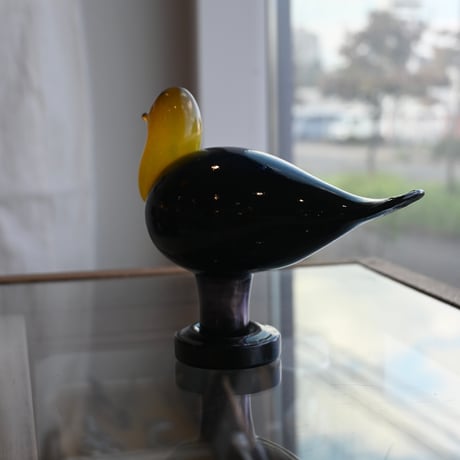 Finnish glass bluebird