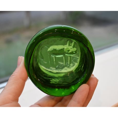 Erik Höglund ashtray cat grassgreen