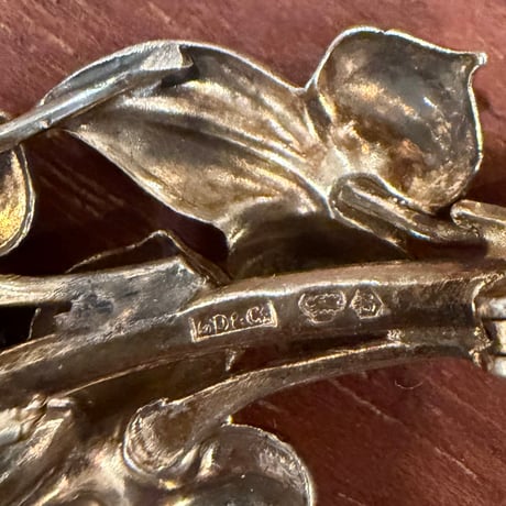 VIntage  sterling silver brooch bouquet