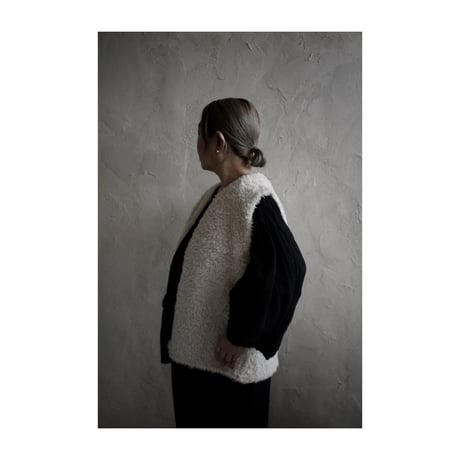 baby alpaca vest / evam eva