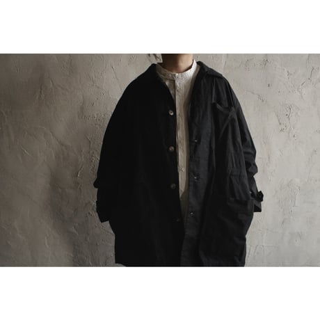 Oiled Wax Washed Moleskin 6-pocket Coverall / 〼〼:masumasu