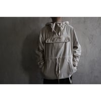 Brushed Cotton Flannel Biowash French Anorak Parka / 〼〼:masumasu