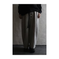 Shetland Wool Linen Rope Belt Easy Sarouel Pants / 〼〼:masumasu