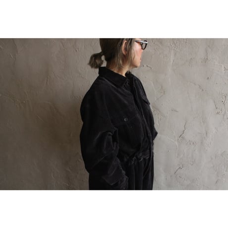 Vintage Washed Corduroy Euromilitary Jumpsuit / 〼〼:masumasu