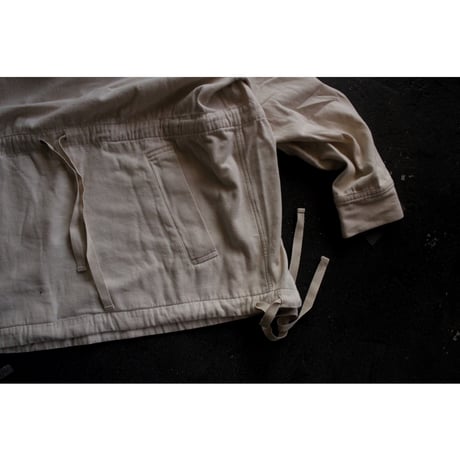 Brushed Cotton Flannel Biowash French Anorak Parka / 〼〼:masumasu