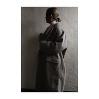 Wool Blend Double-Breasted Long Coat / 〼〼:masumasu