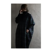 ウールタータン ワンピース / homspun