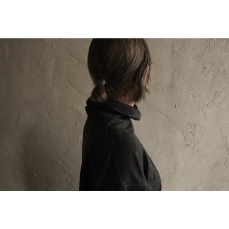 Super100s WOOL PlatingTurtleneck L/S Logo TEE / 〼〼:masumasu