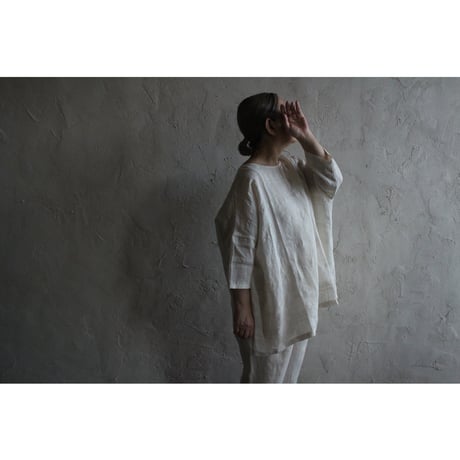 linen ramie pullover / evam eva