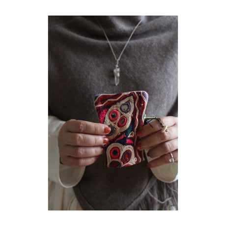 EMBROIDERY POUCH / WONDER FULL LIFE_COUNTERPOINT