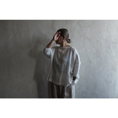 linen wide pullover / evam eva