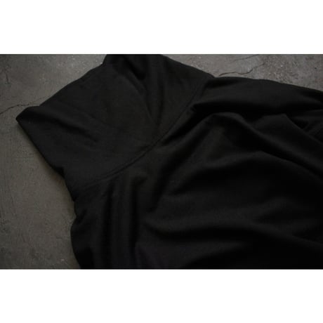 Super100s WOOL PlatingTurtleneck L/S Logo TEE / 〼〼:masumasu